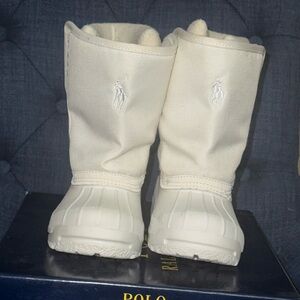 Polo Ralph Lauren Cream HARPYR EZ WARM WINTER BOOTS- Toddler Size 10